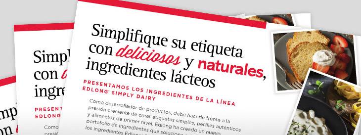 Los Nuevos Ingredientes Edlong® Simply Dairy Recibieron Excelentes Criticas Enute Of Food Technologists) El Evento Anual Del IFT (Instit