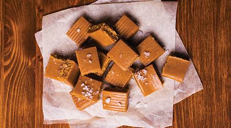 caramel flavor snack