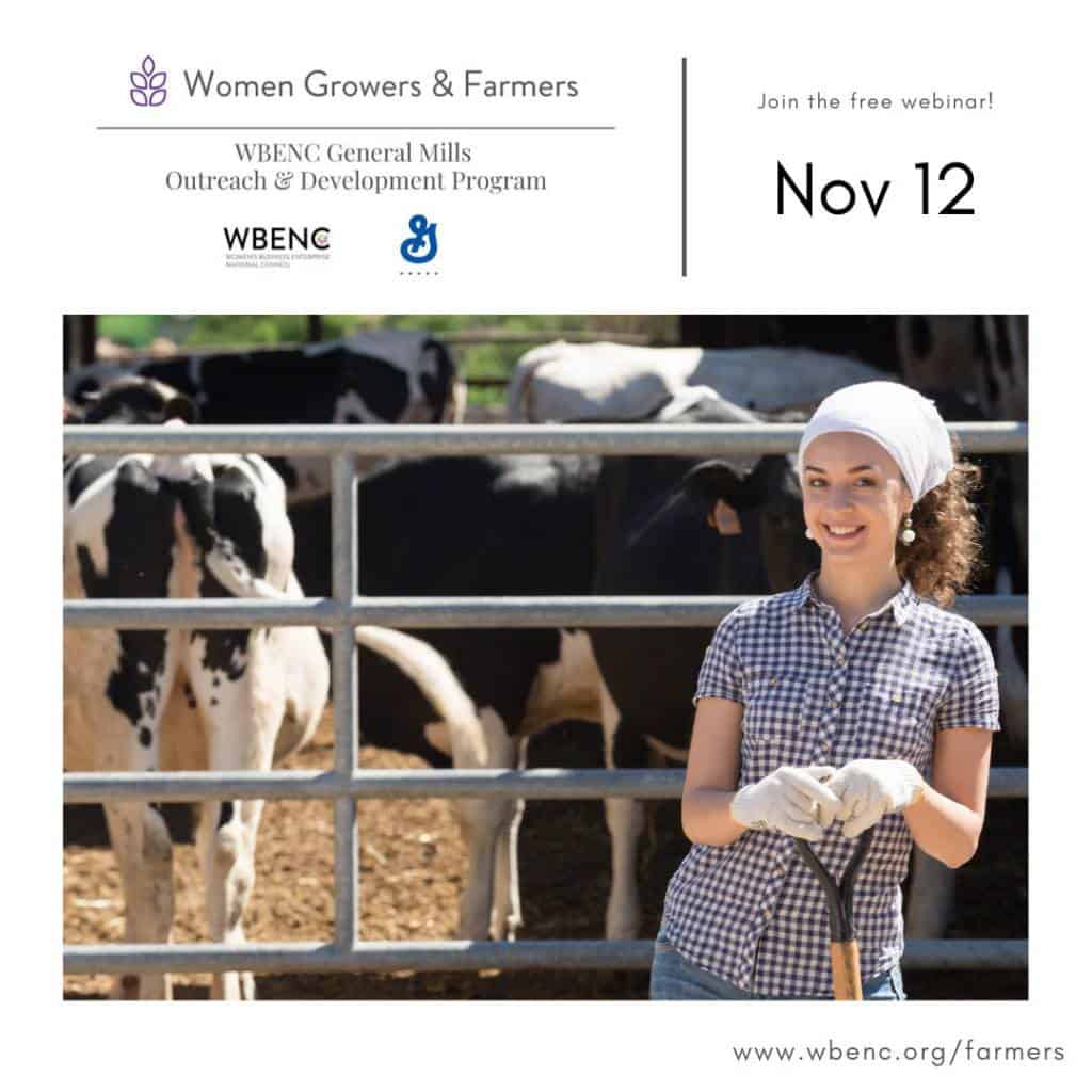 Edlong joins WBENC and General Mills to offer Free Webinar for Women Growers & Farmers