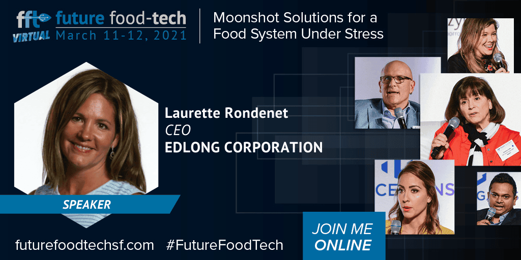 Laurette Rondenet Speaker at Future Food-Tech FFT 2021