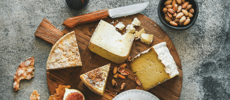 plant-based cheeses samples