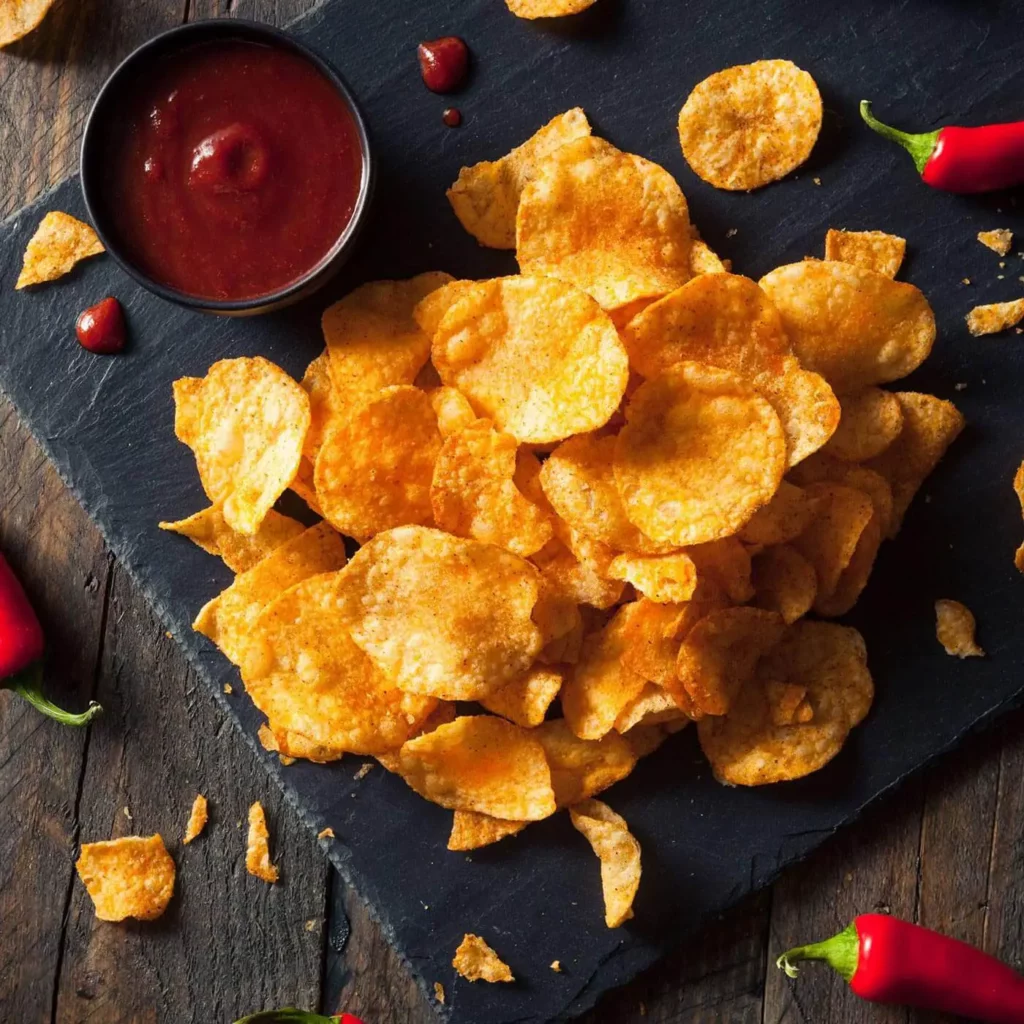 bbq flavor chip snack