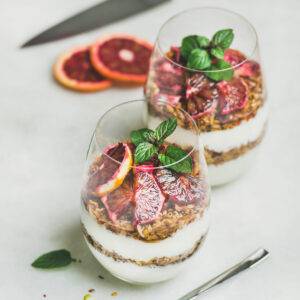 yogurt and granola