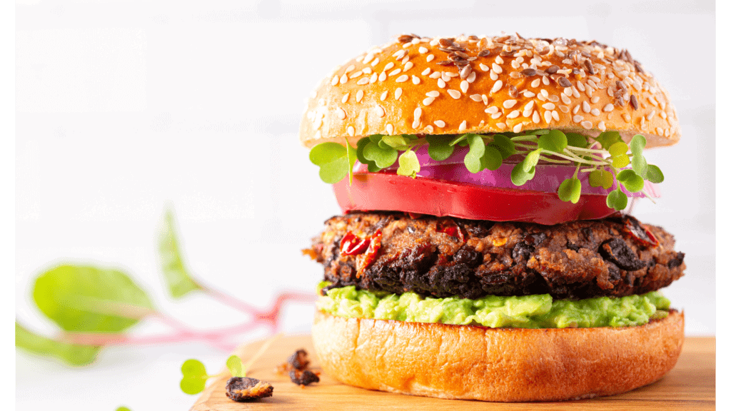 Plant-based hamburger