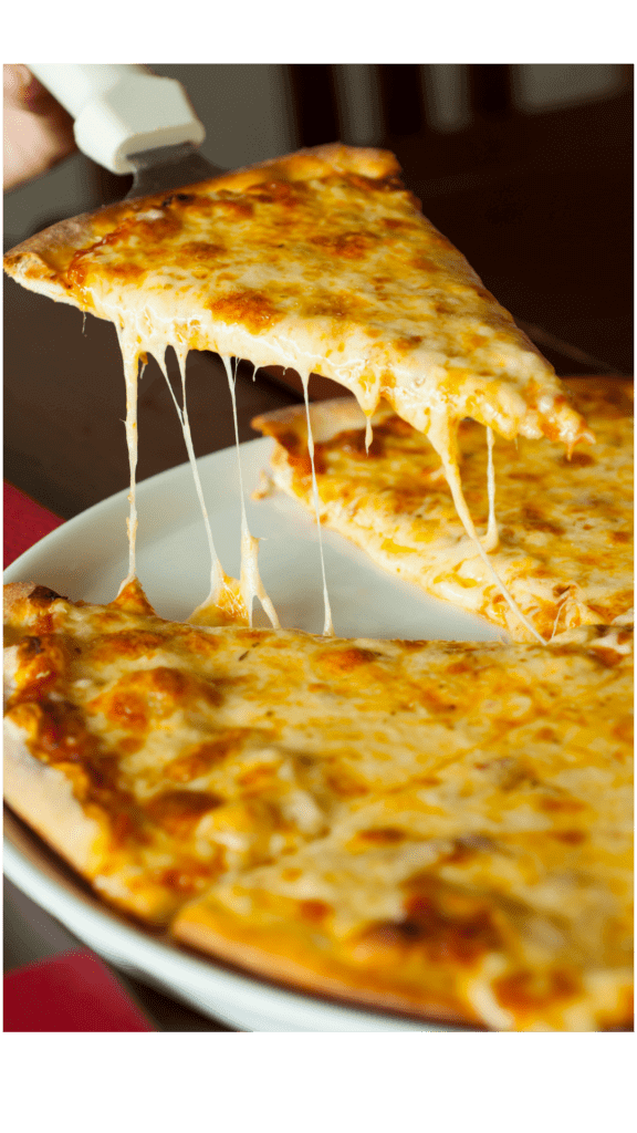 Plant-based cheese pizza