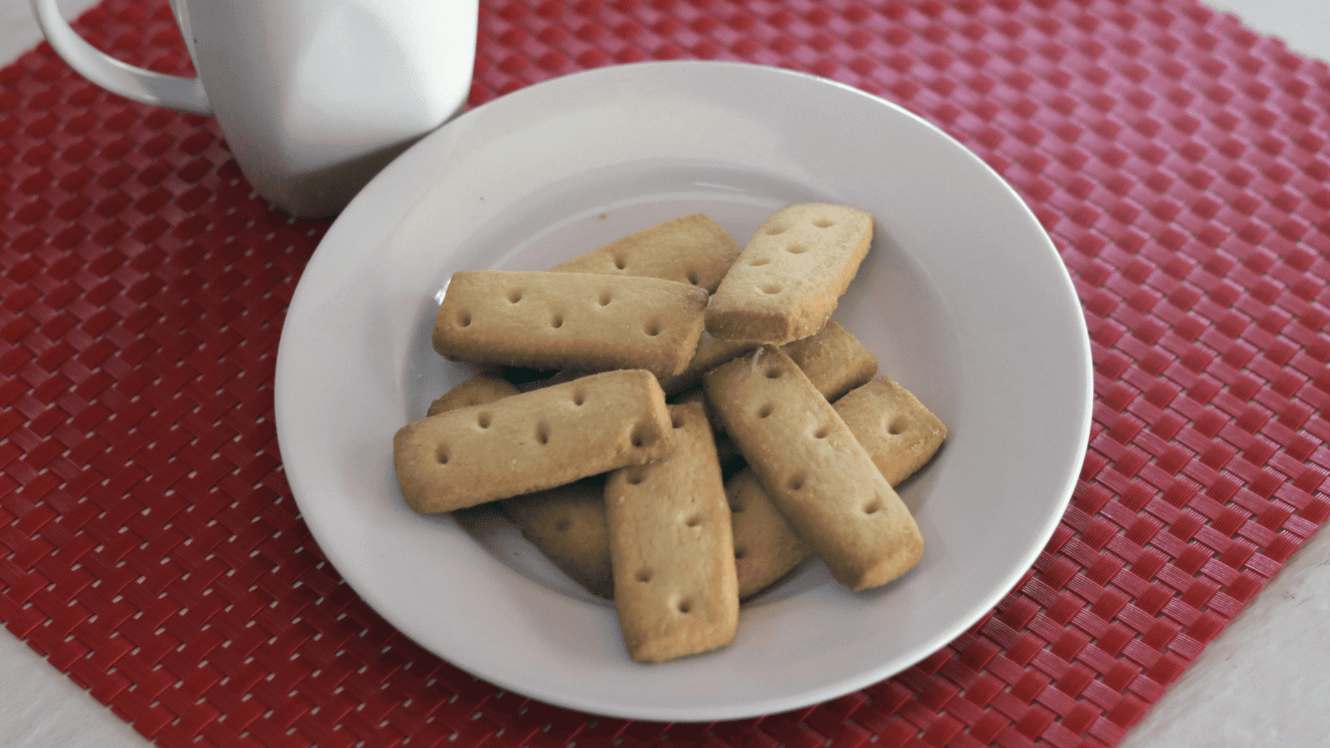 Demo de galleta sabor mantequilla