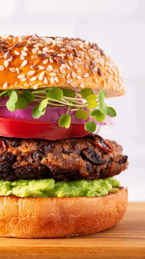 plant-based burger