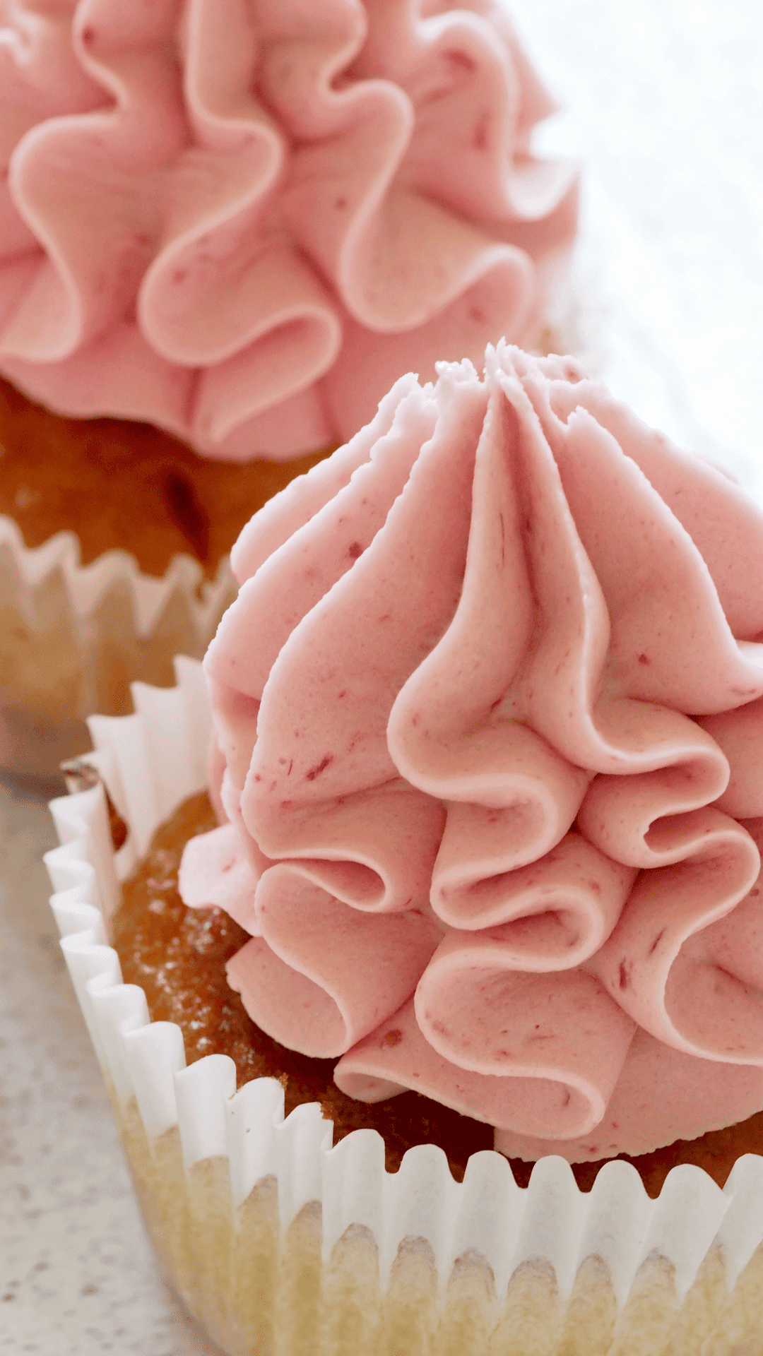 cupcake with flavored frosting