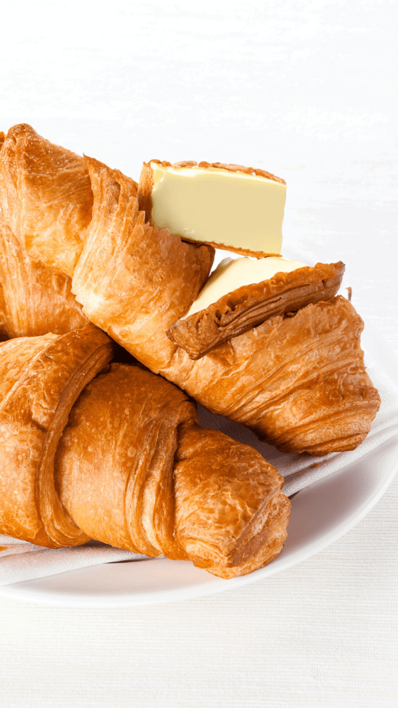 unexpected flavor: white chocolate croissant
