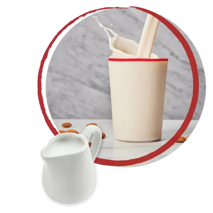 Dairy and Dairy-Free Milk Flavors
