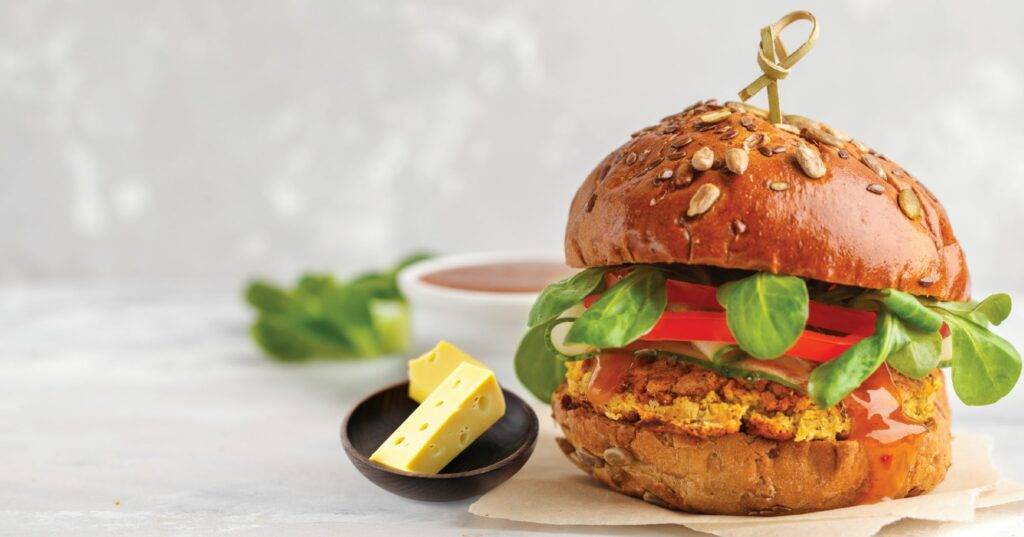 veggie burger