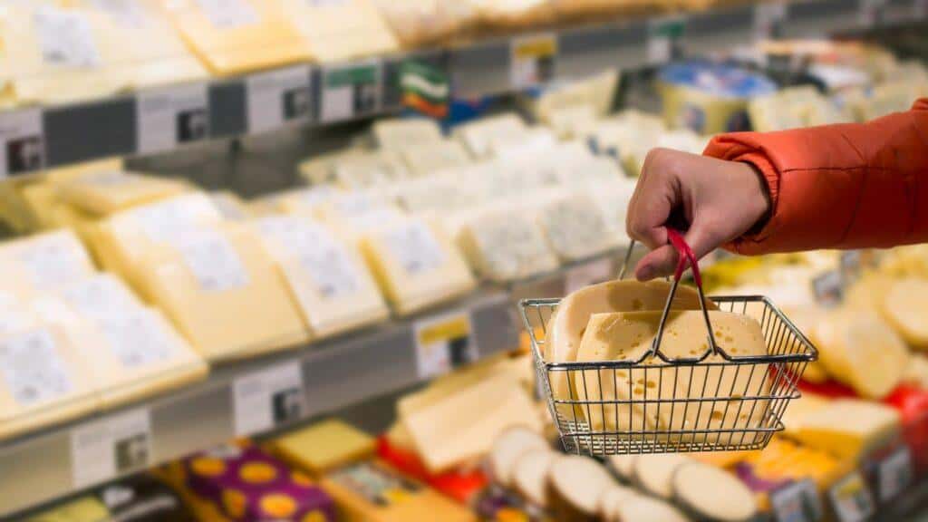 cheese supermarket aisle
