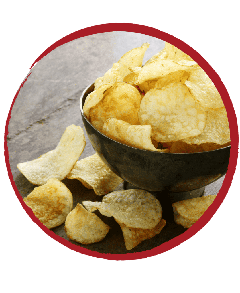 cheese and onion crisps