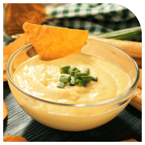 nachos and dip