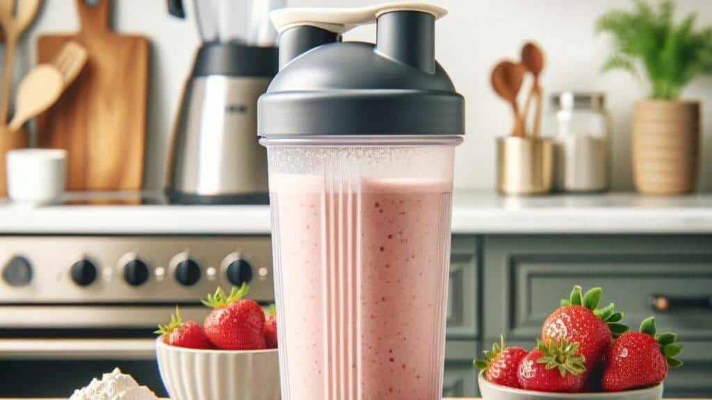 strawberry-protein-shake