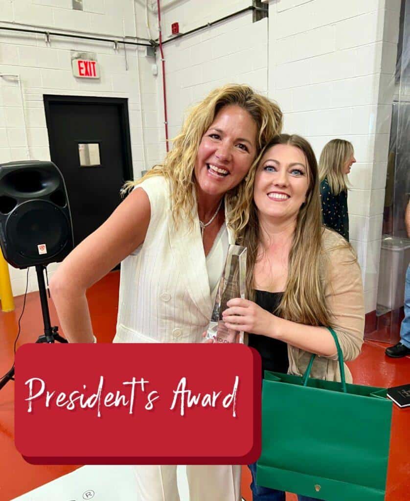 President's Award winner