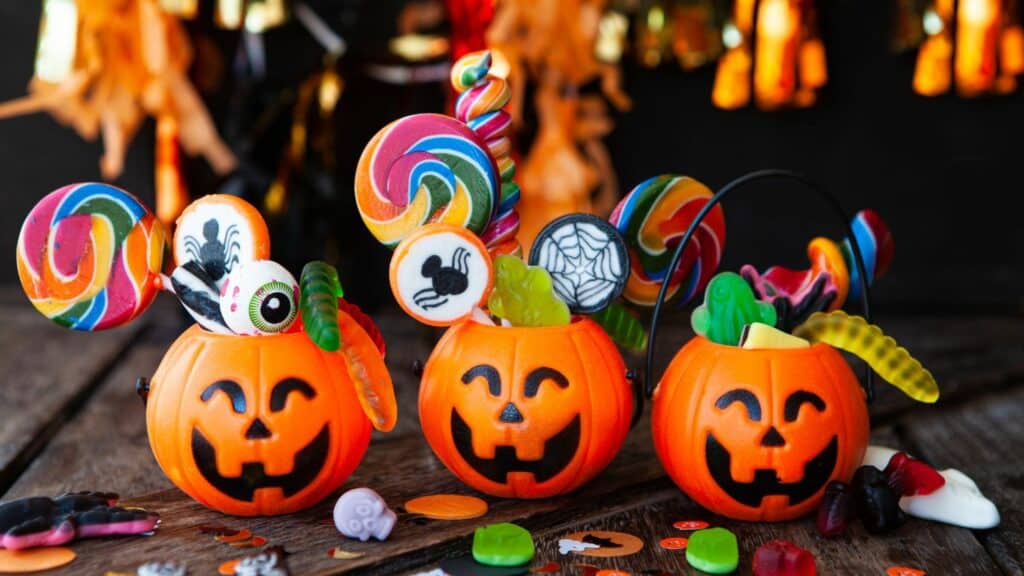 halloween lollipops and party favors