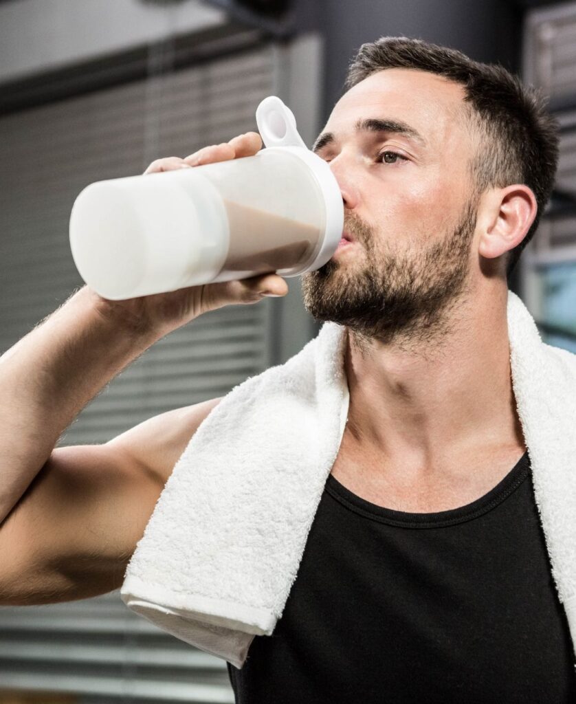 man-drinking-protein